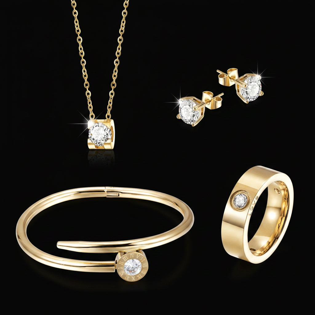 Jewelry & Watches CZ Jewelry Set Fashique Lux