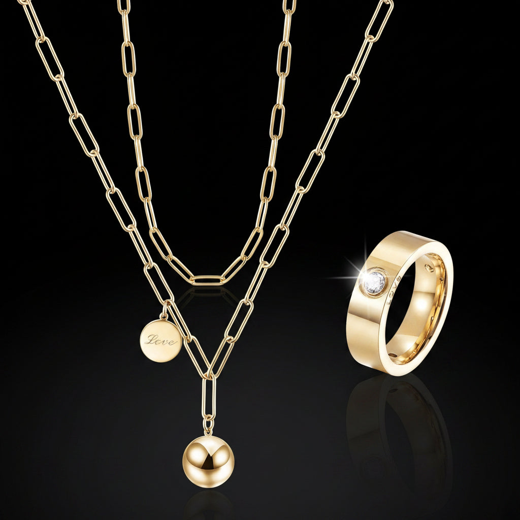 Jewelry & Watches CZ Ring Set Fashique Lux