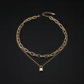 Jewelry & Watches Lock Pendant Necklace Fashique Lux