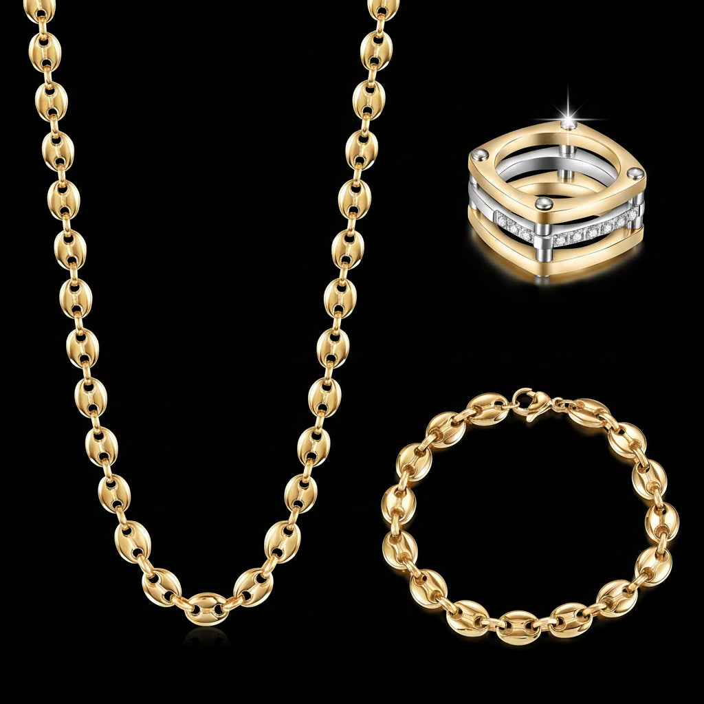 Jewelry & Watches Coffee Bean Set Fashique Lux