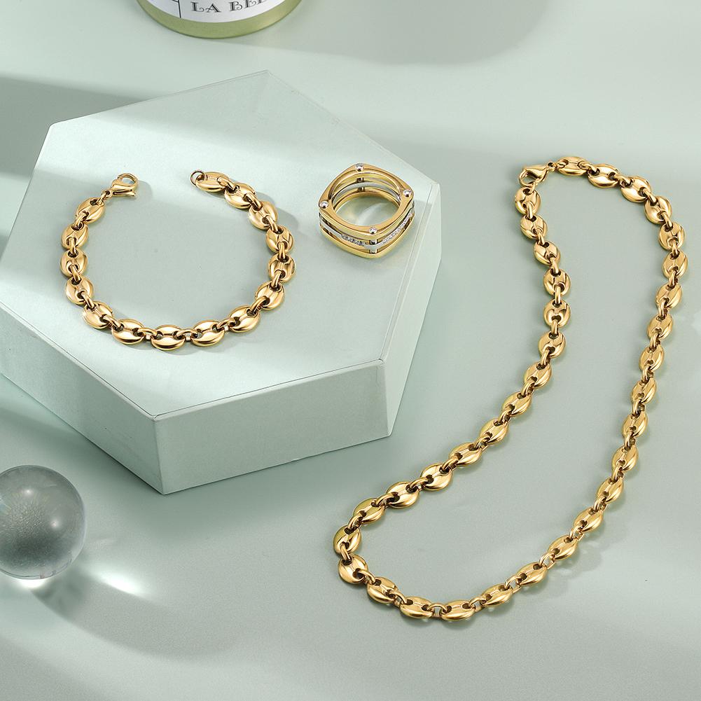 Jewelry & Watches Coffee Bean Set Fashique Lux