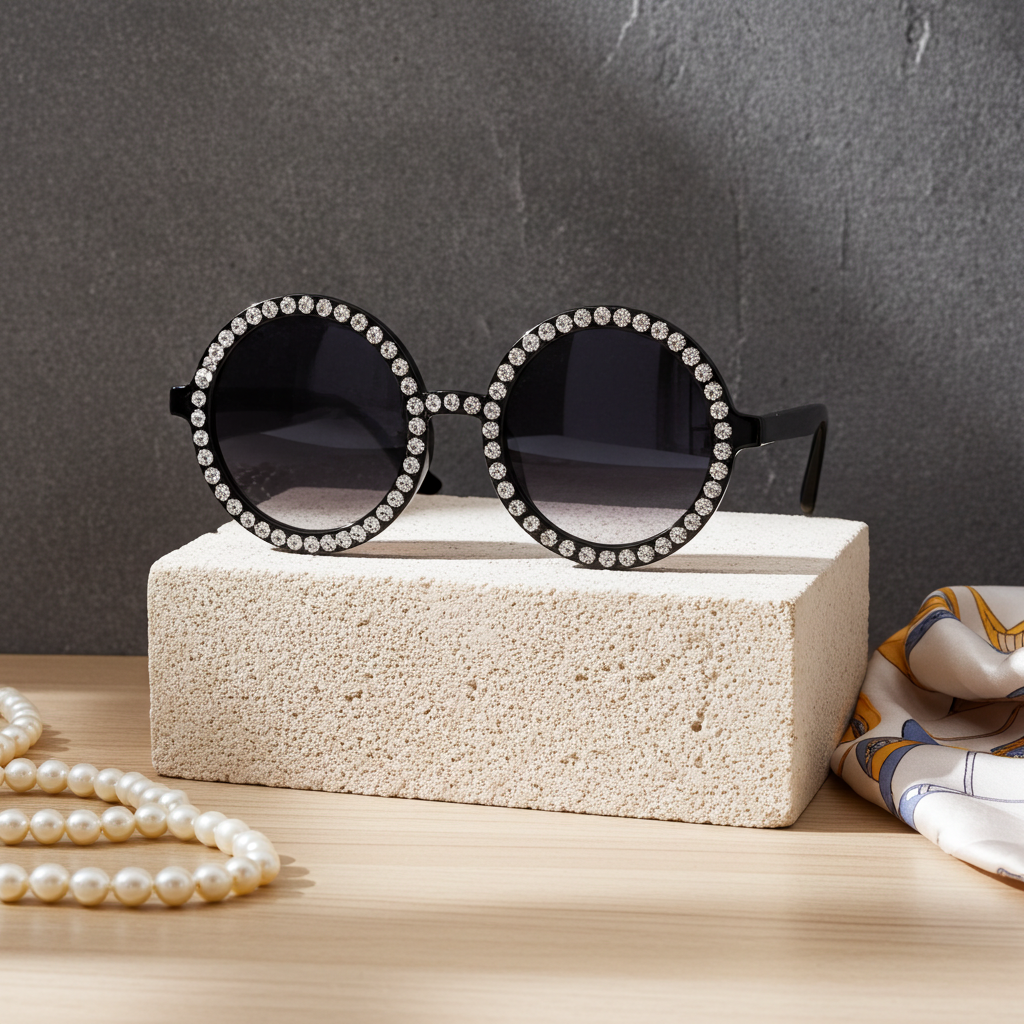 Sunglasses Rhinestone Sunglasses Fashique Lux