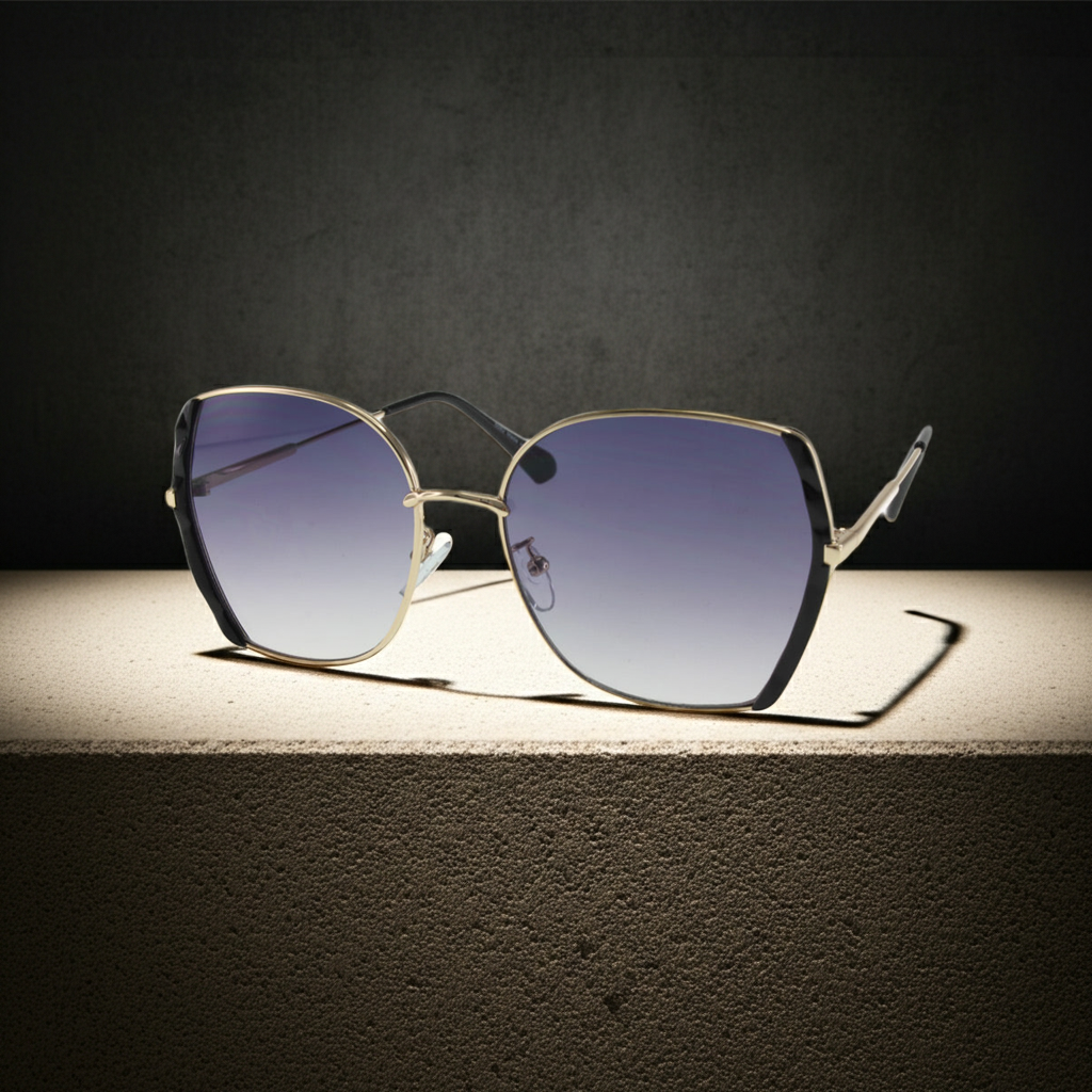 Sunglasses Black Butterfly Sunglasses Fashique Lux