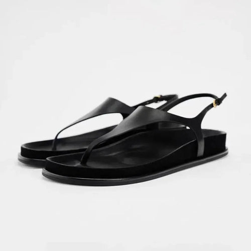 Slippers QQH83 Designer Flat Sandals Fashique Lux