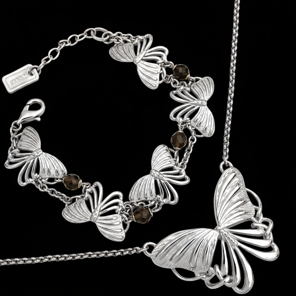Jewelry & Watches Butterfly Bracelet Set Fashique Lux