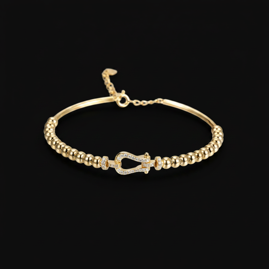 Jewelry & Watches Horseshoe Charm Bracelet Fashique Lux