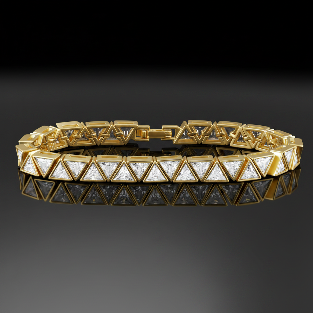 Jewelry & Watches Geo Tennis Bracelet Fashique Lux