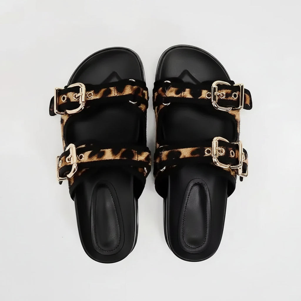 Slippers Designer Flat Sandals Fashique Lux