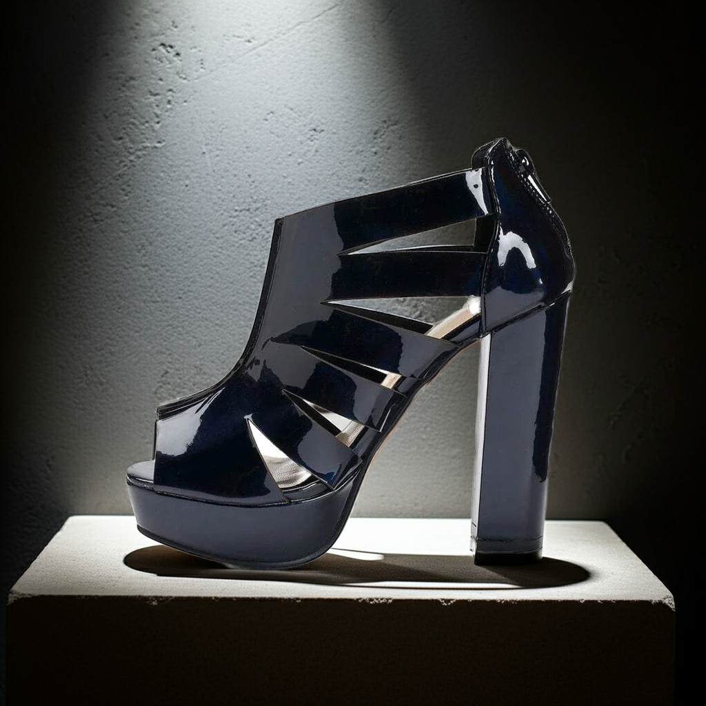 Heels Holographic Platform Heels Fashique Lux
