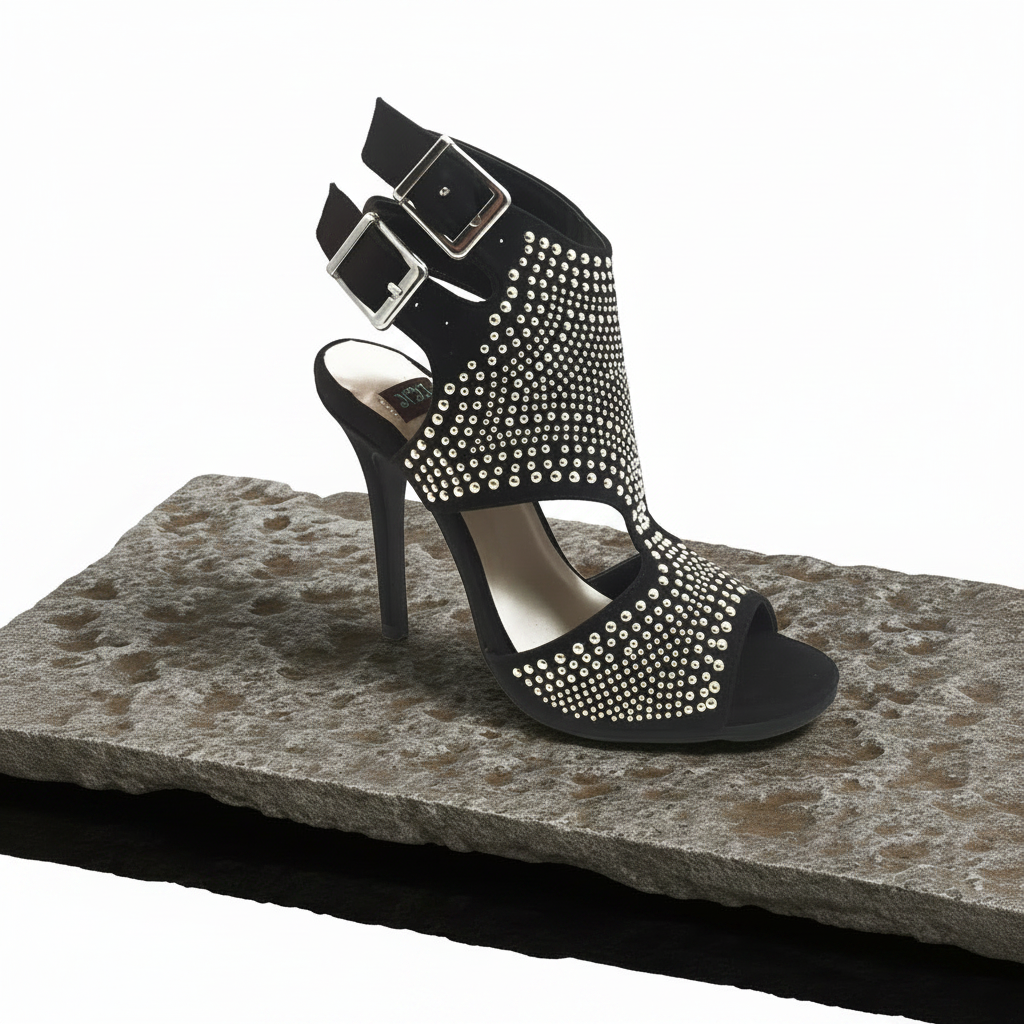 Heels Ankle Strap Stilettos Fashique Lux
