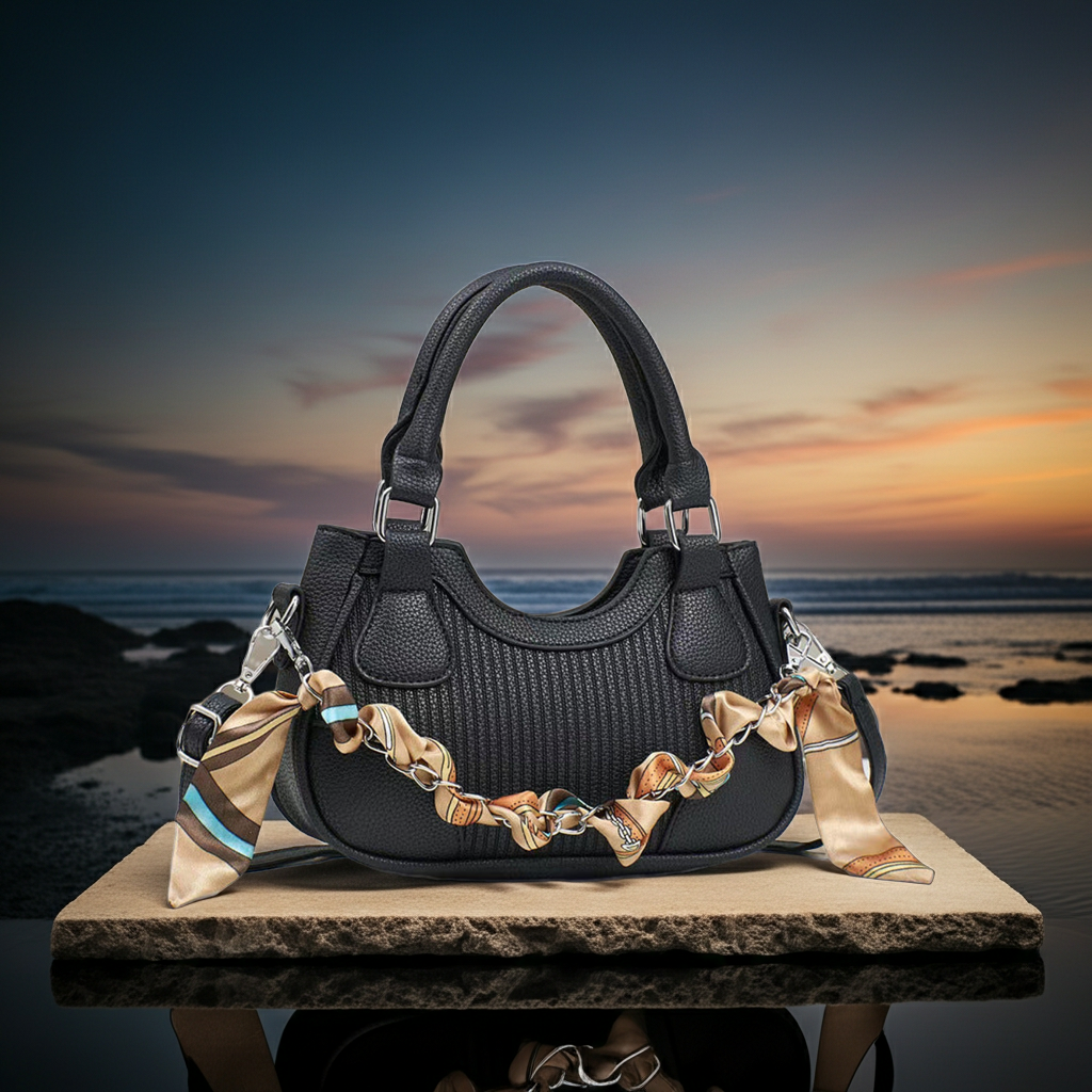 Handbags Braided Chain Crossbody Fashique Lux