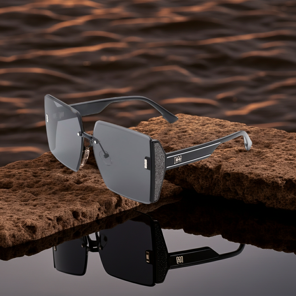 Sunglasses Half Frame Sunglasses Fashique Lux