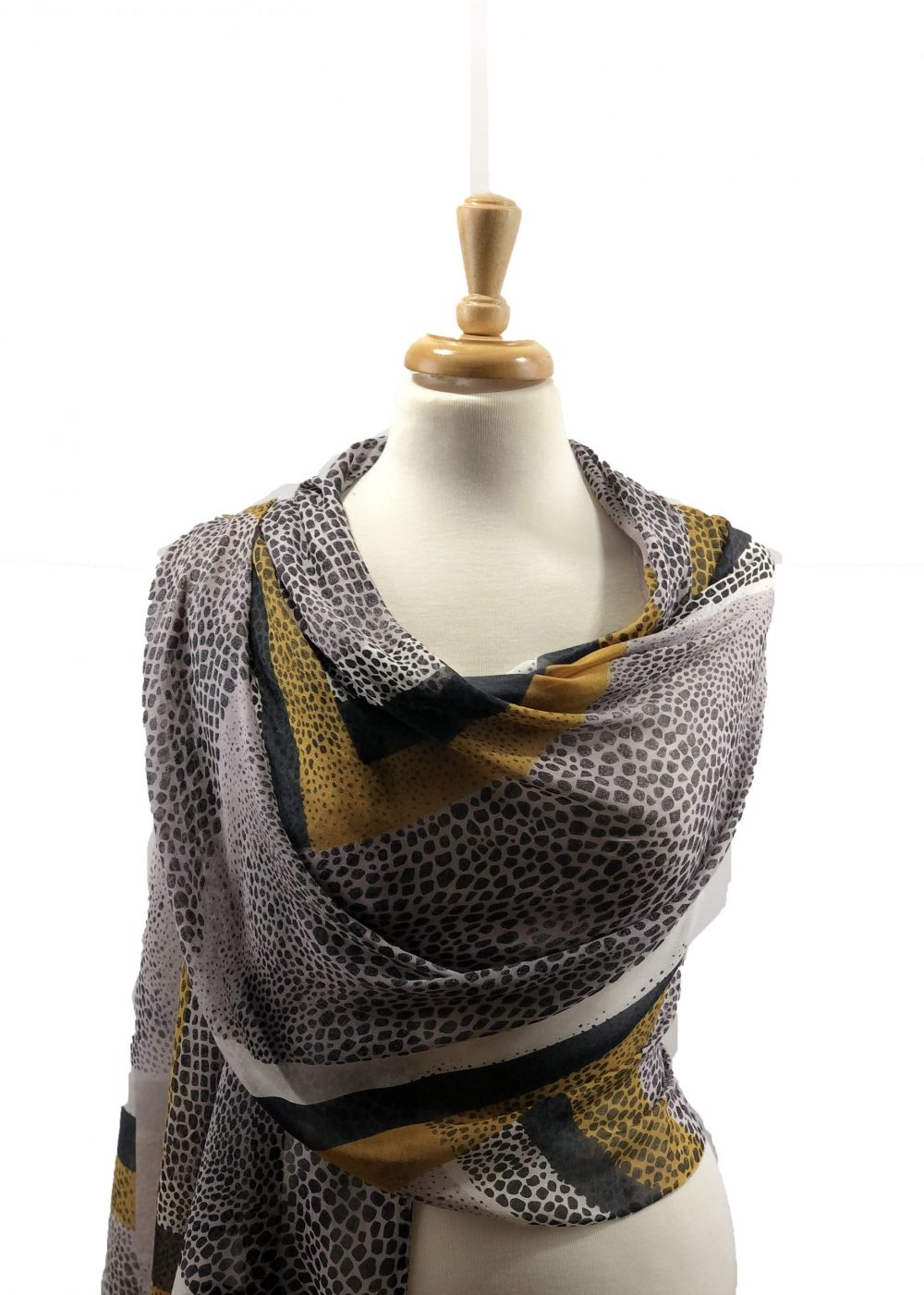 Scarves & Bandanas Marigold Print Scarf Fashique Lux