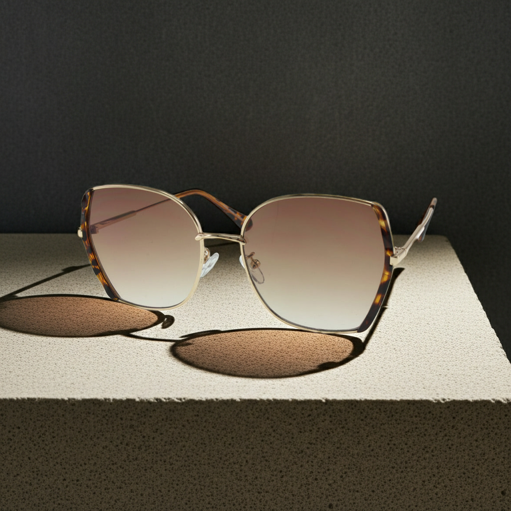 Sunglasses Tortoise Butterfly Sunglasses Fashique Lux