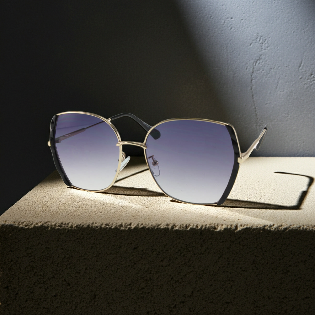 Sunglasses Black Butterfly Sunglasses Fashique Lux