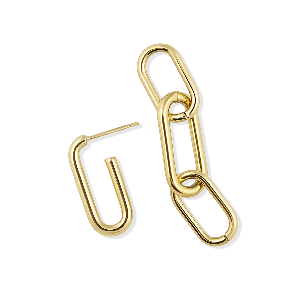 Jewelry & Watches Carrie Paperclip Earrings Fashique Lux