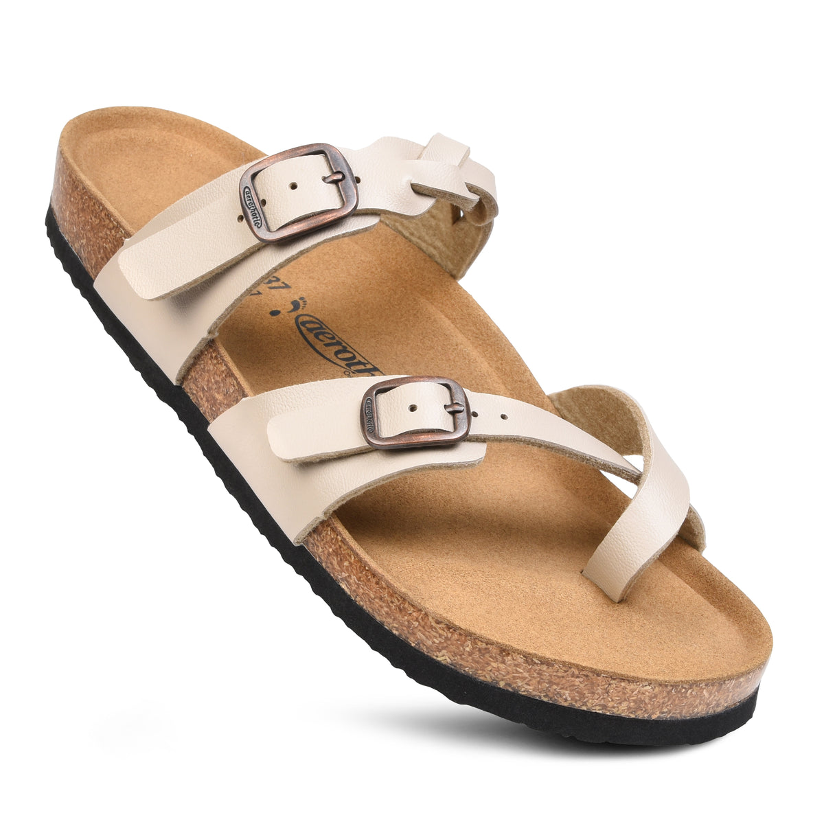 Sandals Cork Slide Sandals Fashique Lux