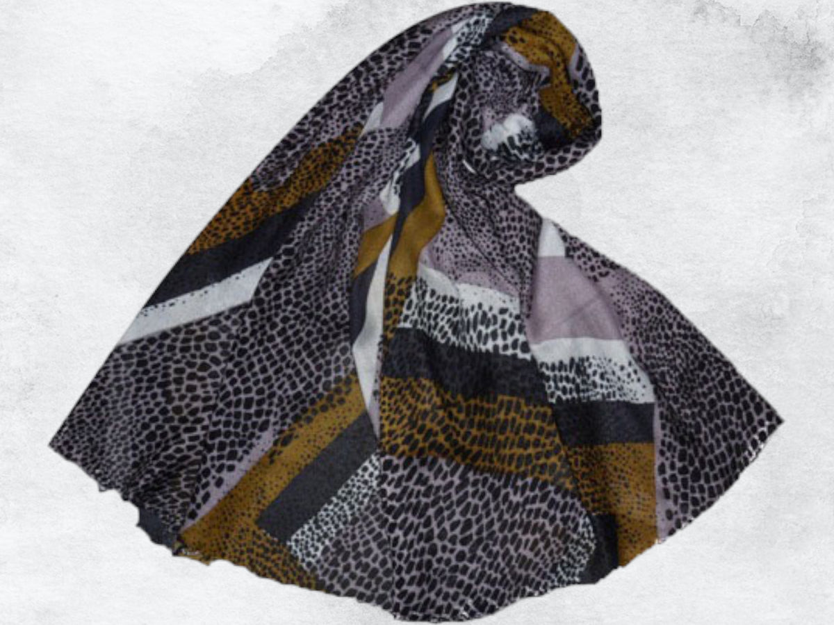 Scarves & Bandanas Marigold Print Scarf Fashique Lux
