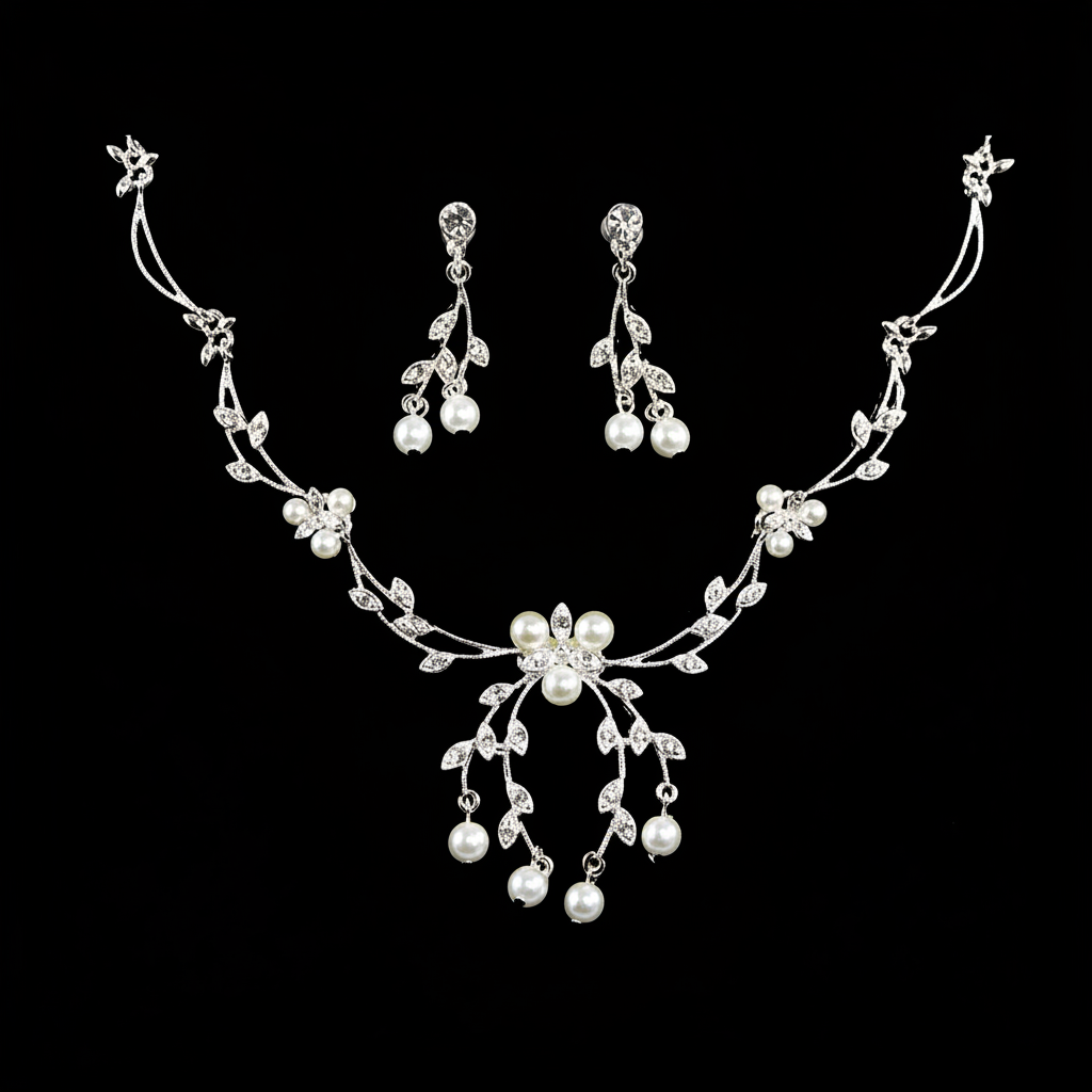 Sets Floral Pearl Set Fashique Lux