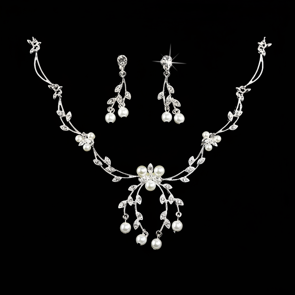 Sets Floral Pearl Set Fashique Lux