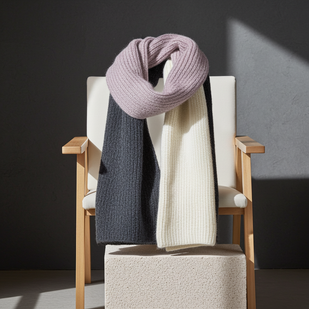 Fashion Accessories Blush Alpaca Scarf Fashique Lux