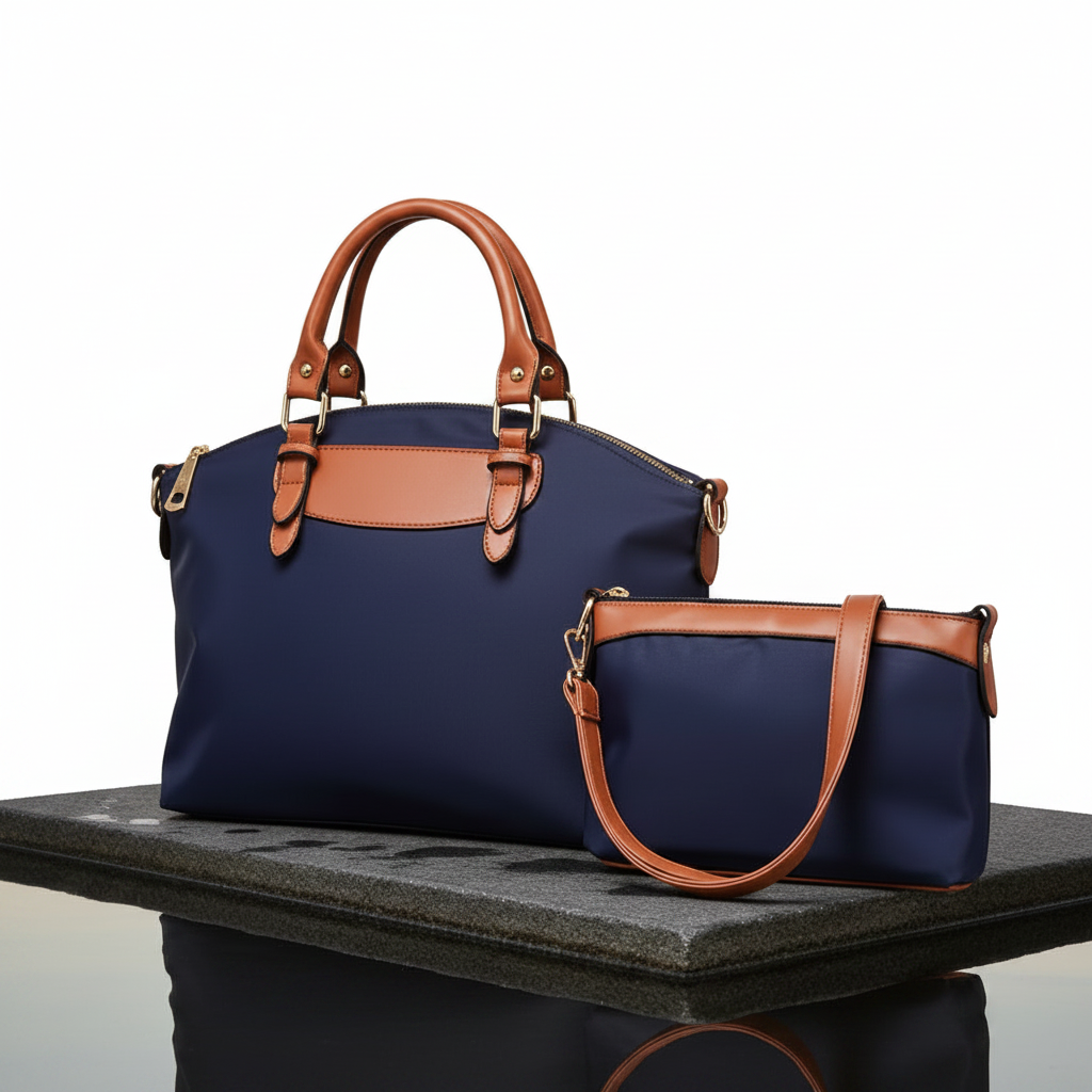 Handbags Nylon Two-Piece Fashique Lux