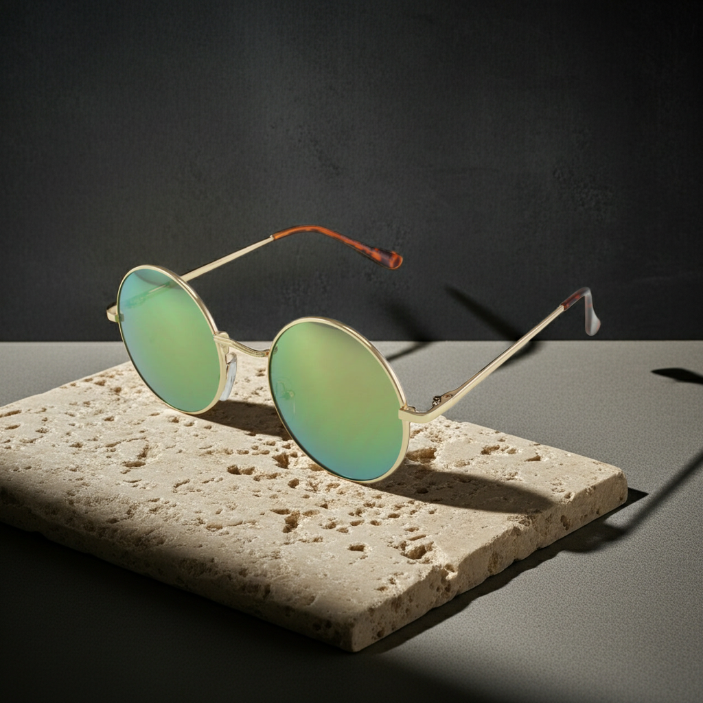 Sunglasses Vintage Round Sunglasses Fashique Lux