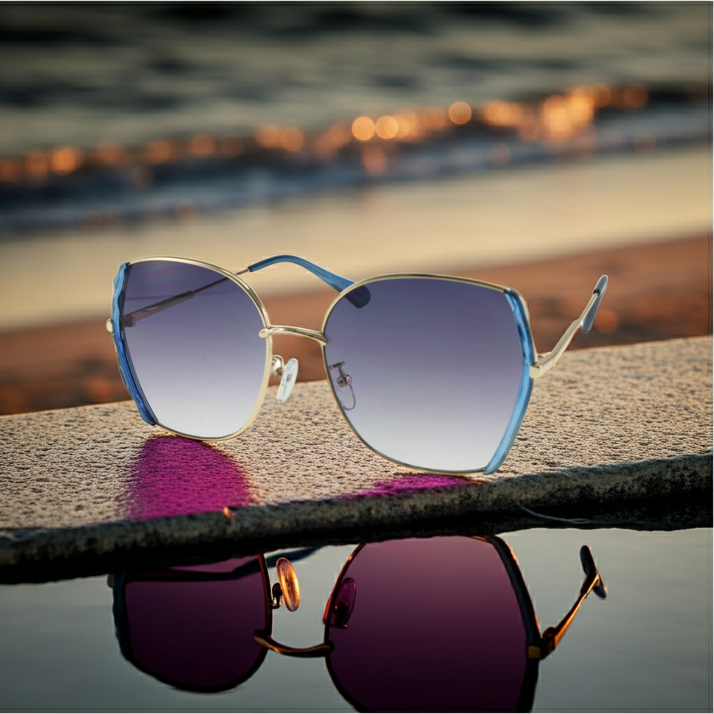Sunglasses Smoke Butterfly Sunglasses Fashique Lux