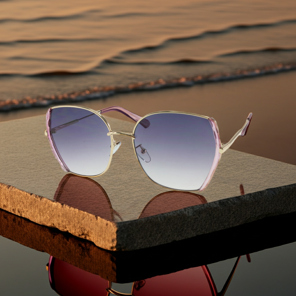 Sunglasses Purple Butterfly Sunglasses Fashique Lux