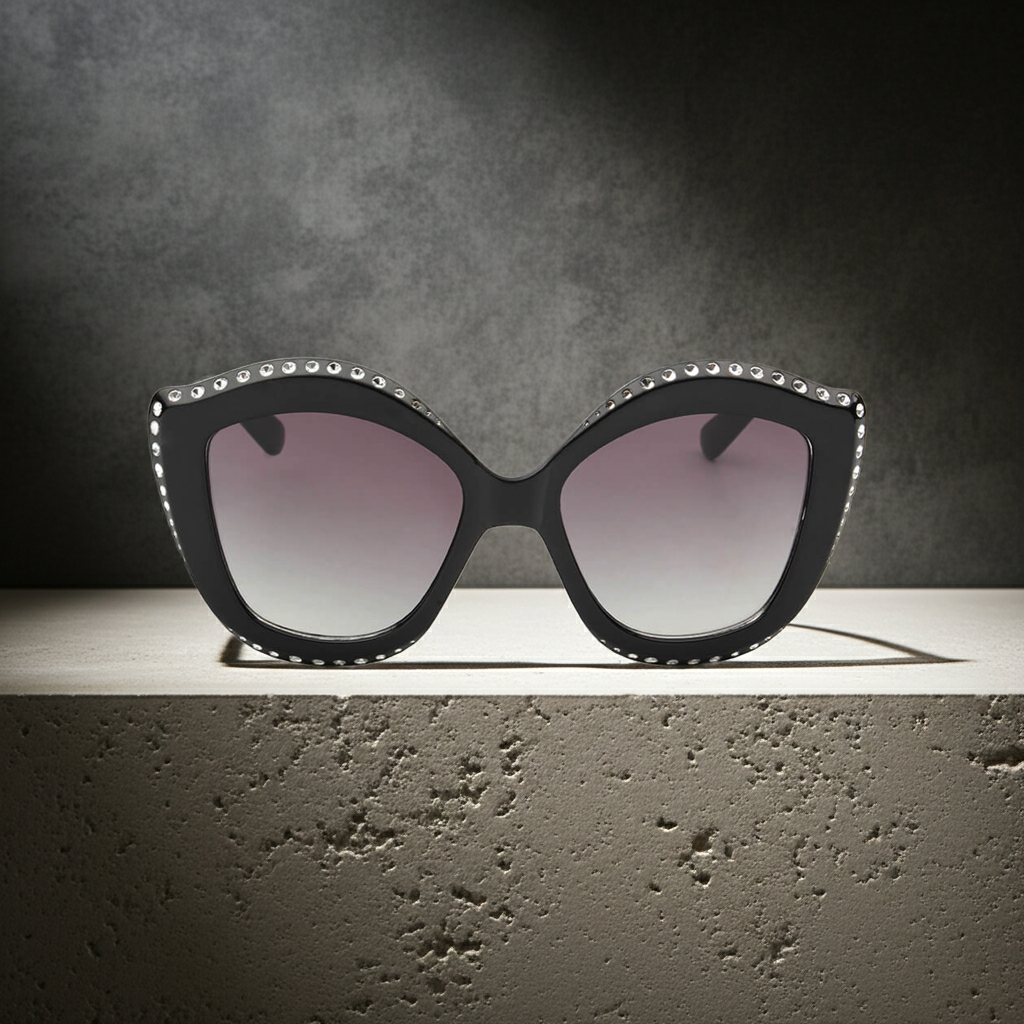 Sunglasses Round Cat Eye Fashique Lux
