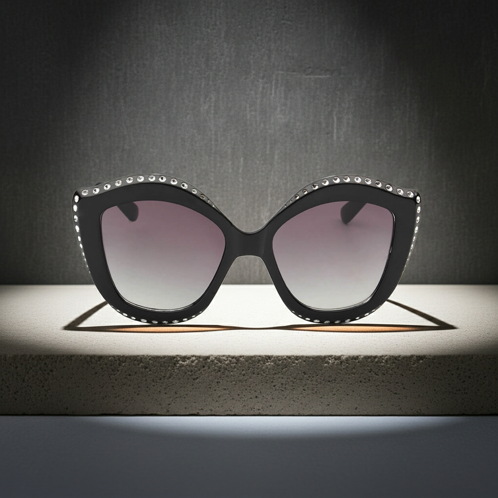 Sunglasses Round Cat Eye Fashique Lux