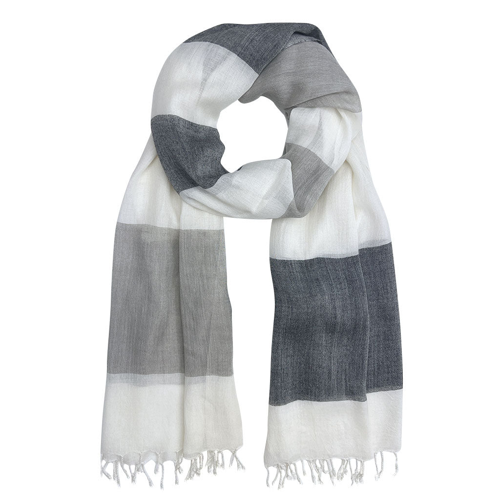Scarves & Bandanas Bold Stripe Scarf Fashique Lux