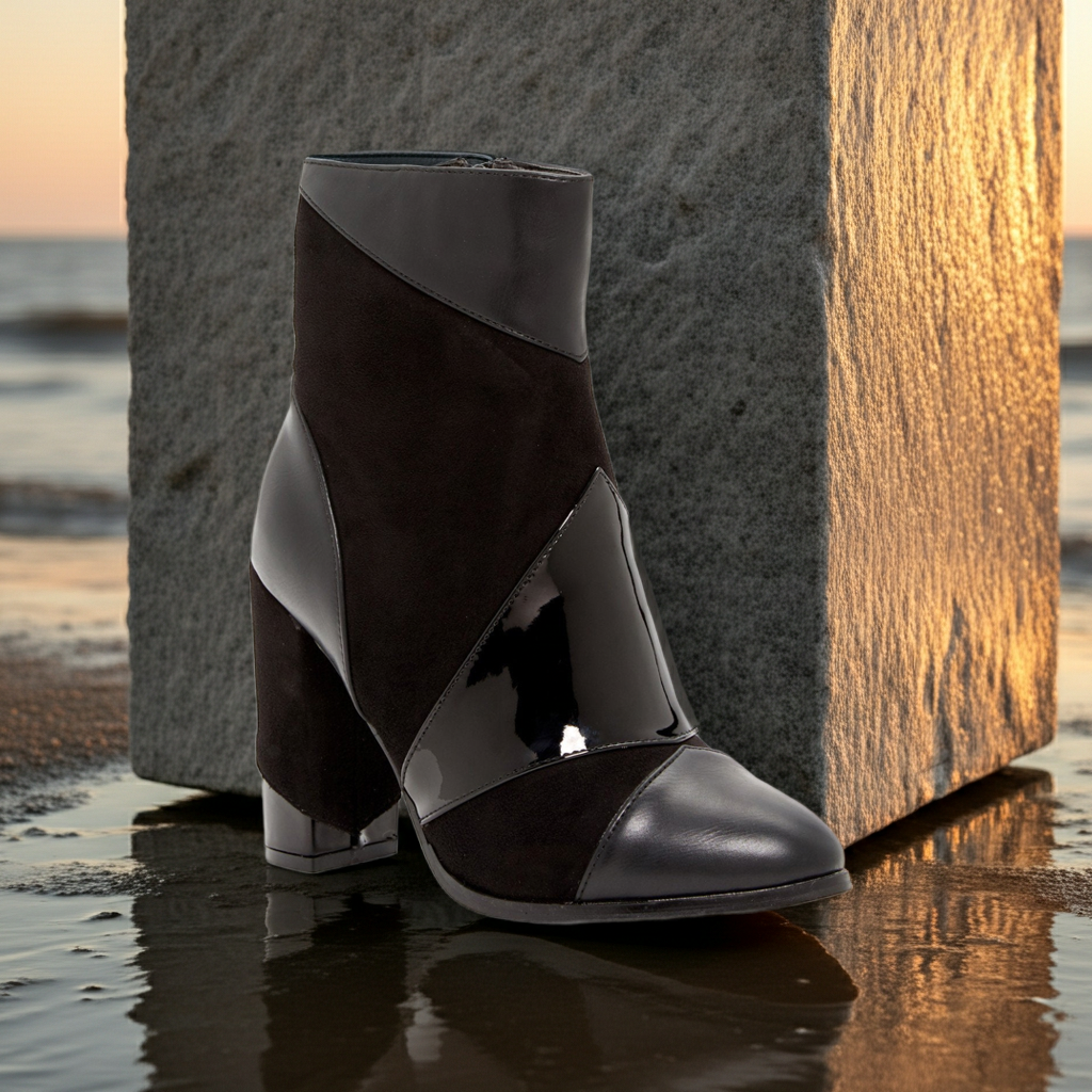 Boots Ankle Boot Heels Fashique Lux