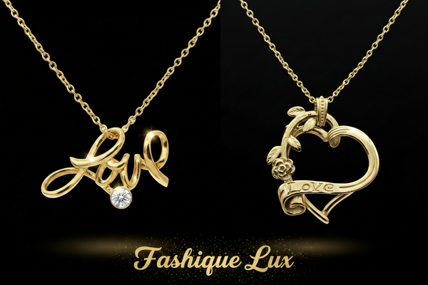 Necklaces with Mobile-Readable Fashique Lux Signature