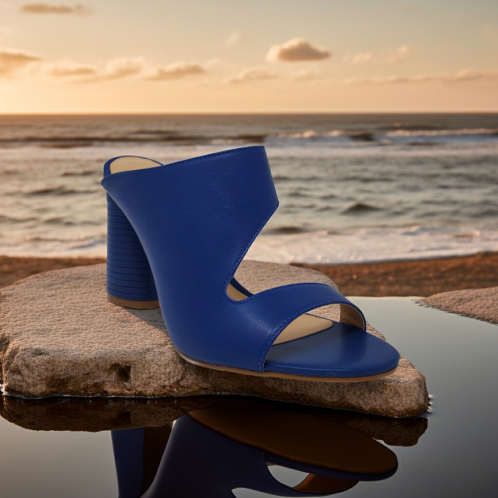 Heels Open Mule Heels Fashique Lux
