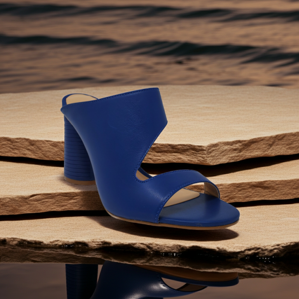 Heels Open Mule Heels Fashique Lux