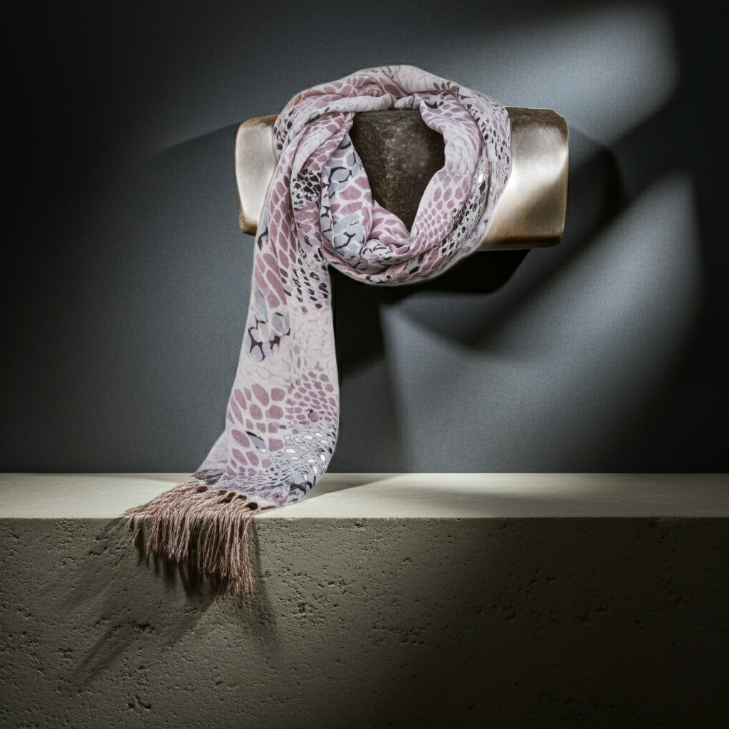Scarves & Bandanas Snake Print Scarf Fashique Lux