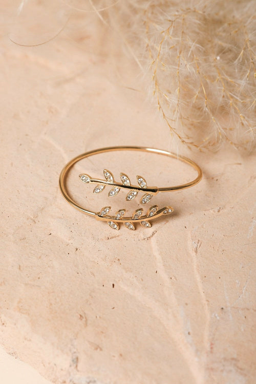Accessories Gold Olive Copper Bracelet Fashique Lux
