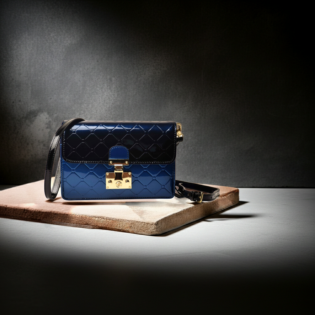 Clutches Blue Mini Handbag Fashique Lux