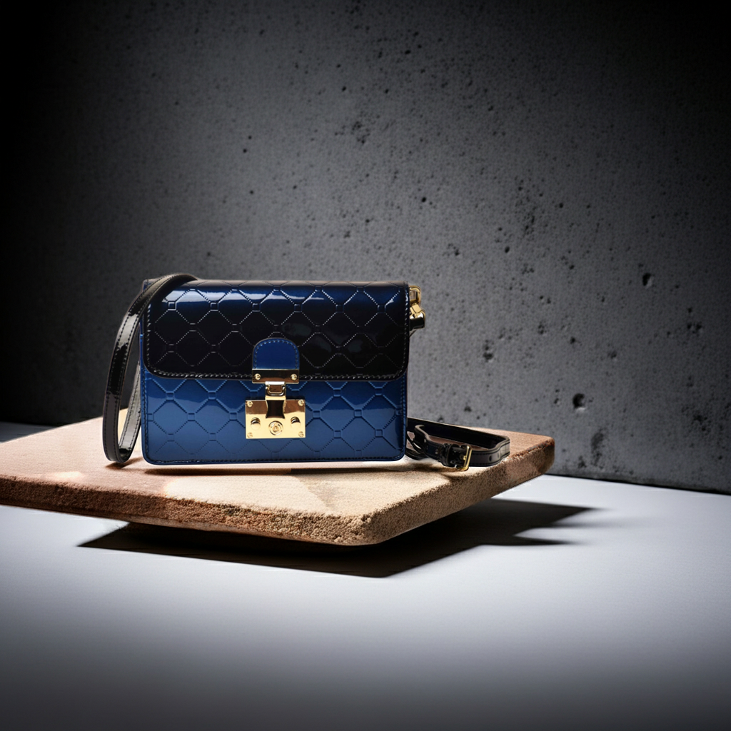 Clutches Blue Mini Handbag Fashique Lux