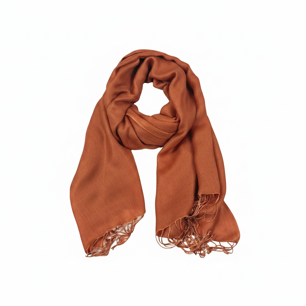 Scarves & Bandanas Peach Modal Scarf Fashique Lux