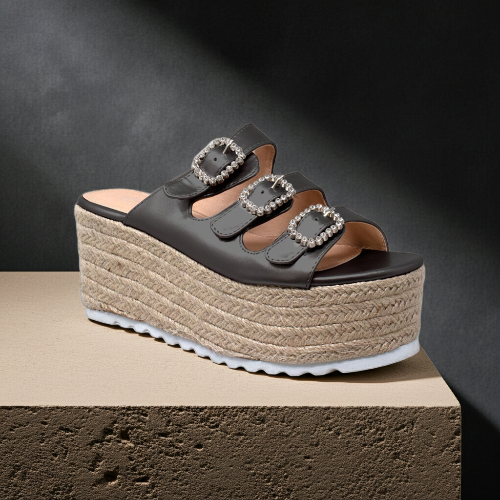 Sandals Espadrille Wedges Fashique Lux